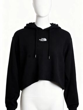 The North Face Black Cropped Logo Sweatshirt
